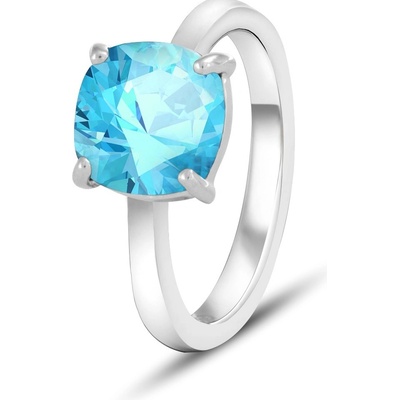 Beneto Exclusive stříbrný prsten s topazem TOPAGG3