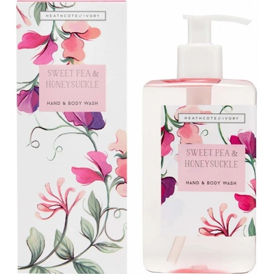 Heathcote & Ivory umývací gél na ruky a telo Sweet Pea & Honeysuckle 250ml