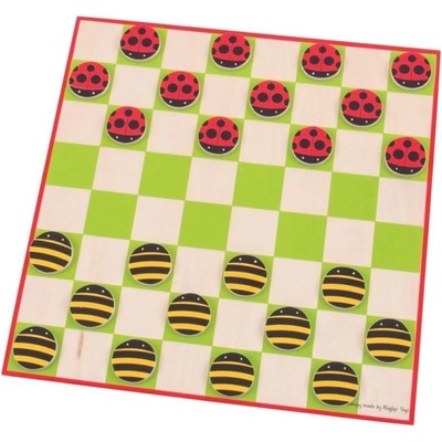 Bigjigs Toys - Дървена дама - Калинки и пчелички