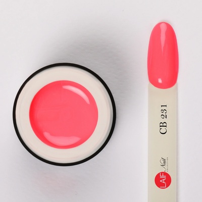 Laif Barevný UV/LED gel oranžový CB 231 Fusion Coral 6 ml