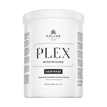 Kallos Plex Bond Builder Hair Mask Укрепваща маска за боядисана, химически третирана и изрусявана коса 1000 ml