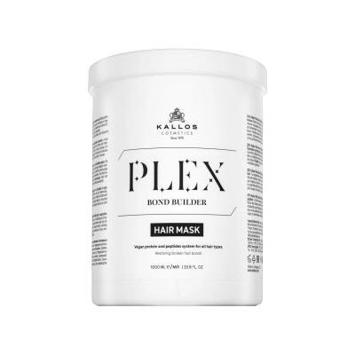 Kallos Plex Bond Builder Hair Mask Укрепваща маска за боядисана, химически третирана и изрусявана коса 1000 ml