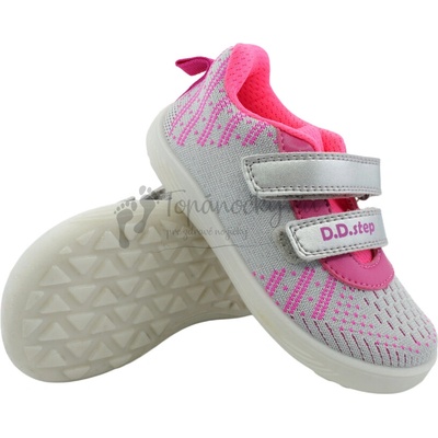 D.D.Step Barefoot plátené tenisky F093-51399E Light grey