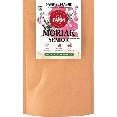 Pet Farm Family Moriak pre staršie psy 250 g
