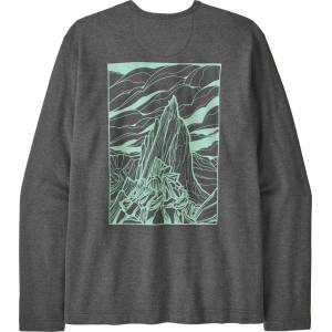Patagonia Мъжки пуловер Patagonia LW Cloud Crag Wildrise Crew Jumper - Ink Black (017-4324-0313)