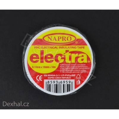 Napro Izolačná páska PVC 15 mm x 10 m žltozelená