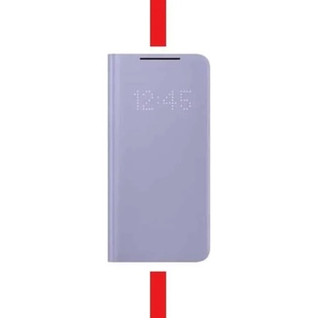 Samsung Galaxy S21+ Led View flip cover violet (EF-NG996PVEGEE)