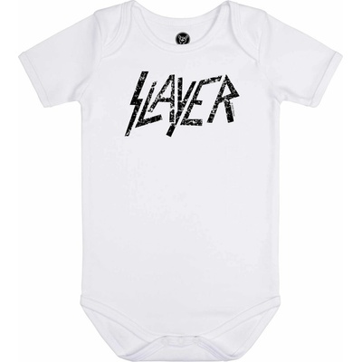 METAL-KIDS детско боди Slayer - (Logo) - white - black - Metal-Kids - 471.30. 7.8