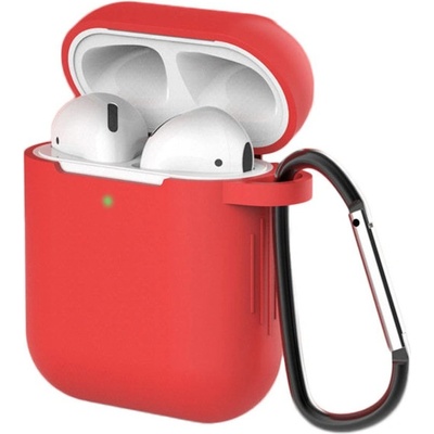 Hurtel Mäkké silikónové púzdro na Apple AirPods 1 / 2 s klipom 9145576238479
