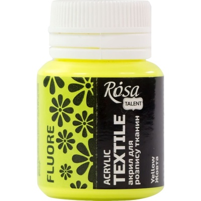 Rosa Talent Боя за плат Yellow Fluorescent 20 ml 1 бр (20171)
