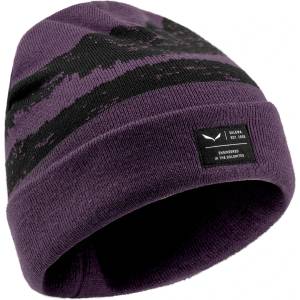 Salewa Зимна шапка (beanie) Salewa Logo Beanie - Mysterioso - размер One Size (904-6845-0311)