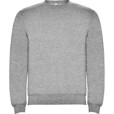 Clasica dětský svetr s výstřihem crewneck Melírovaná šedá