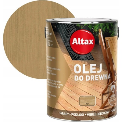 Altax tungový olej na dřevo 5L dub