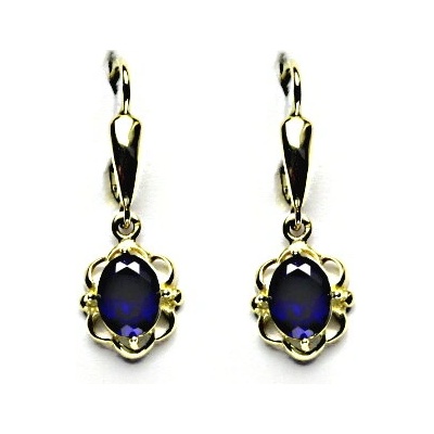 Čištín zlaté zirkon safír žluté NK 1140/20