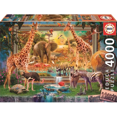 Educa Пъзел Educa - Саваната оживява, 4000 части (EDU19285)