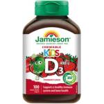 Jamieson Витамин D3 Kids 400 IU таблетки за смучене с вкус на ягода за деца 100табл (IP472)