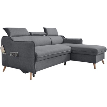 Miuform Тъмно сив ъглов разтегателен диван, десен ъгъл Sweet Harmony - Miuform (Sweet Harmony 2QL-LCBKR MA95)