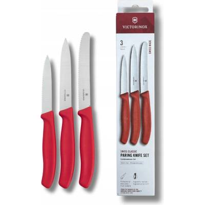 Victorinox Swiss Classic sada tří nožů – Chili Red 6.7111.34C1