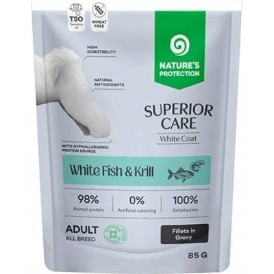 Nature's Protection biela ryba & kril 85 g