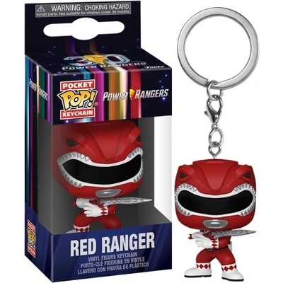 Prívesok na kľúče Funko Pocket POP! Power Rangers Red Ranger