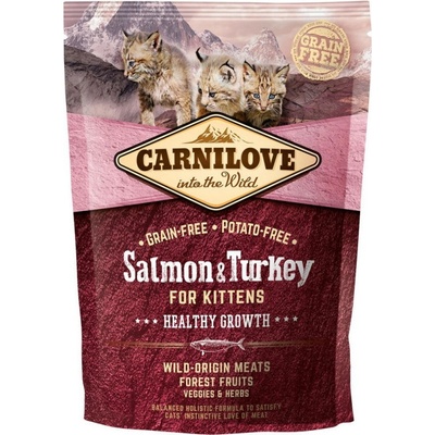 Brit Dry Cat Carnilove Salmon and Turkey kittens Healthy Growth 0,4 kg