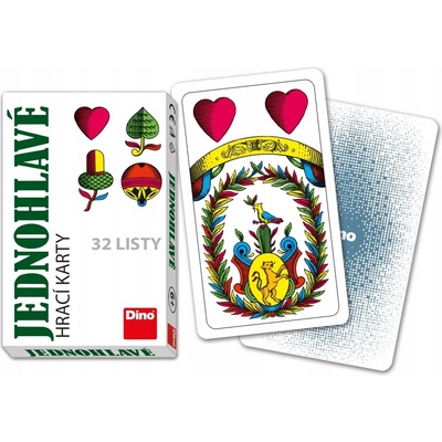 Dino Jednohlavé karty