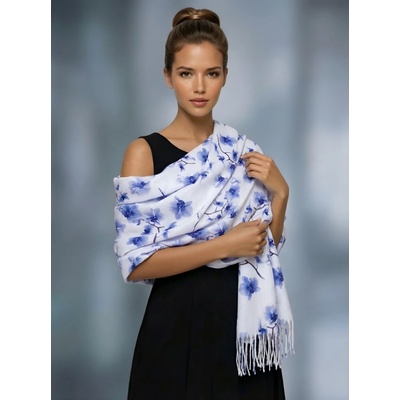 Classic Scarf šála s nádechem modré Orchidej