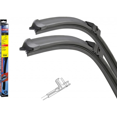 Compass Flat Set pin 530+530 mm 10511