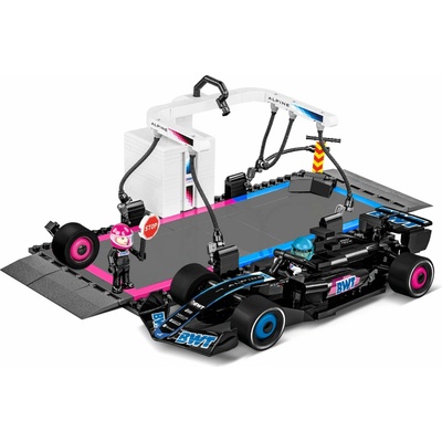 COBI 1685 Action Town Monopost BWT Alpine F1 Pit Stop 1:26