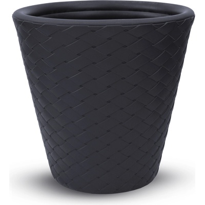 PlasticFuture Kvetináč Mini Matuba tmavosivý, 38,8 cm