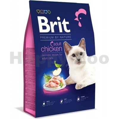 Brit Premium by Nature Cat Adult Chicken 8 kg – Zboží Dáma