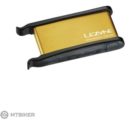 Lezyne Lever Kit sada lepení v Al boxe + montpáky, zlatá