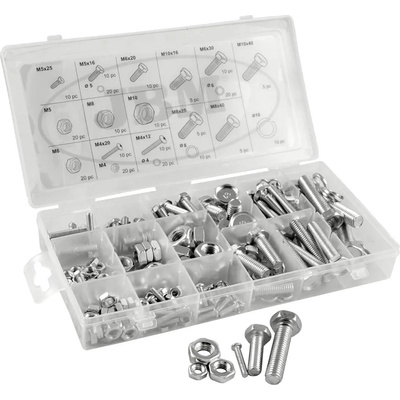 Jbm - Испания Комплект метрични болтове и гайки, 53351, jbm