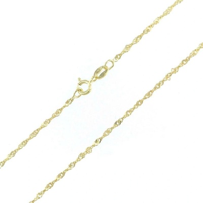 InfinitySilver Stříbrný pozlacený řetízek 1450025G50
