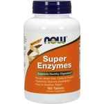 NOW NOW Super Enzymes, комплекс от храносмилателни ензими, 180 табл