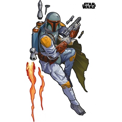 Komar Samolepicí vliesová fototapeta Star Wars XXL Boba Fett rozměry 127 x 200 cm