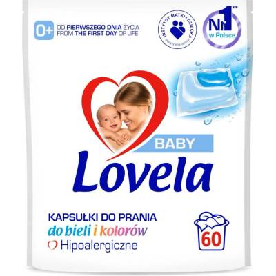 Lovela BabyUniversal prací kapsle na bílé a barevné prádlo 60 PD