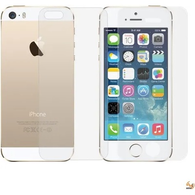 Apple Стъклен протектор за дисплея за iPhone 5/5S предно и задно