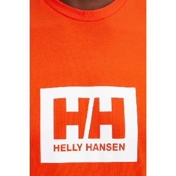 Helly Hansen Памучна тениска Helly Hansen TOKYO в оранжево с принт 53285 (53285)