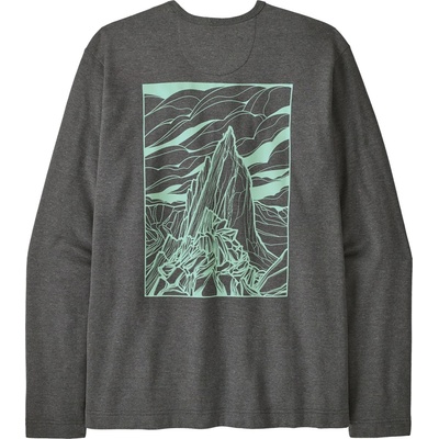 Patagonia Мъжки пуловер Patagonia LW Cloud Crag Wildrise Crew Jumper - Ink Black (017-4324-0314)