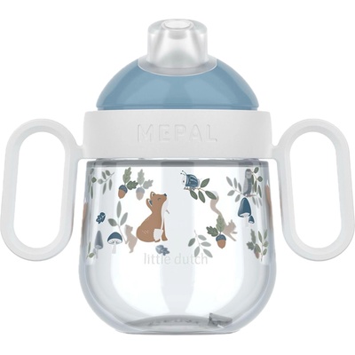 Чаша против разливане Little Dutch Forest Friends - С дръжки, 200 ml (108017065408)
