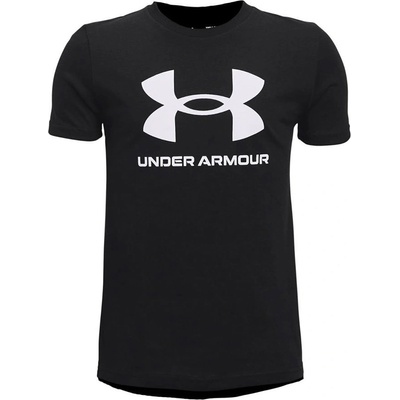 Under Armour Sportstyle Logo Kids Tee Black - 147-158