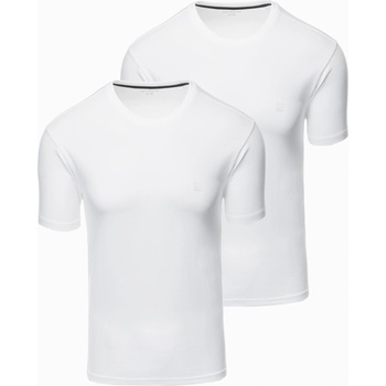 Ombre Clothing Комплект от три мъжки памучни тениски BASIC с кръгло деколте Ombre Clothing Ombre Clothing | Byal | МЪЖЕ | L