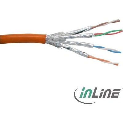 InLine 76499O мрежов кабел Оранжев 100 м Cat6 S/FTP (S-STP) (76499O)