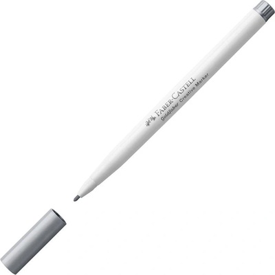 Faber-Castell Маркер Creative, объл, 1.5 mm, № 551, сребрист (1010160511)