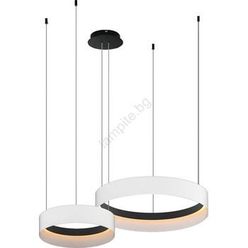 MILAGRO Led Пендел orbita led/72w/230v бял/черен (mi2566)