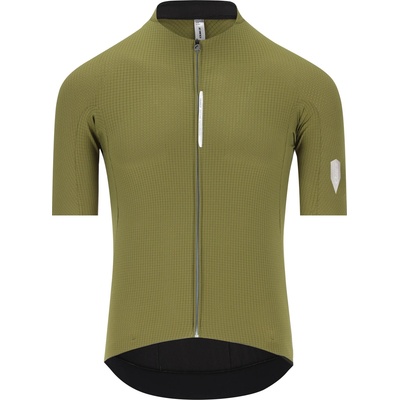 Q36.5 Мъжка фланелка с къс ръкав за колоездене Q36.5 Dottore Pro Jersey Cycling jersey - Drab Green - размер XL (056-3506-0816)