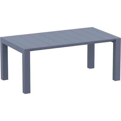 Bogdan Furniture Am Маса Вегас разтегателна 180х220/100/75 тъмно сив