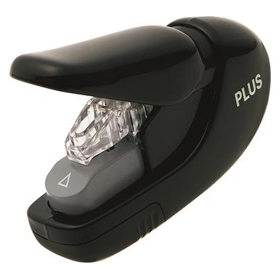 PLUS Corporation Съшивател без телбод, ръчен, 5 листа, plus, черен 59177 (59177)