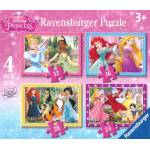 Ravensburger - Puzzle 4in1 Disney Princess: Caring - 1 - 39 piese